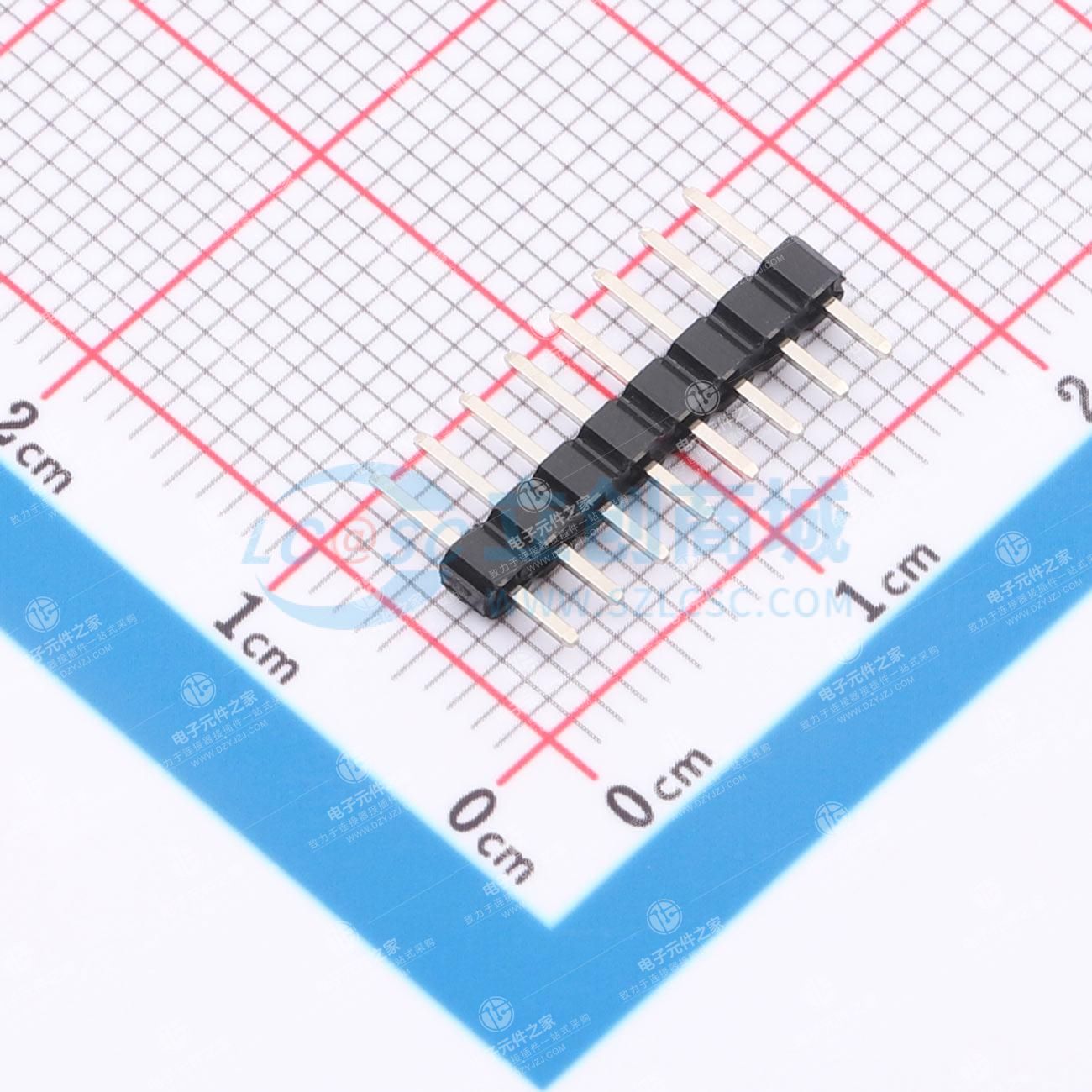 1x8P 间距:2mm 方针 直插