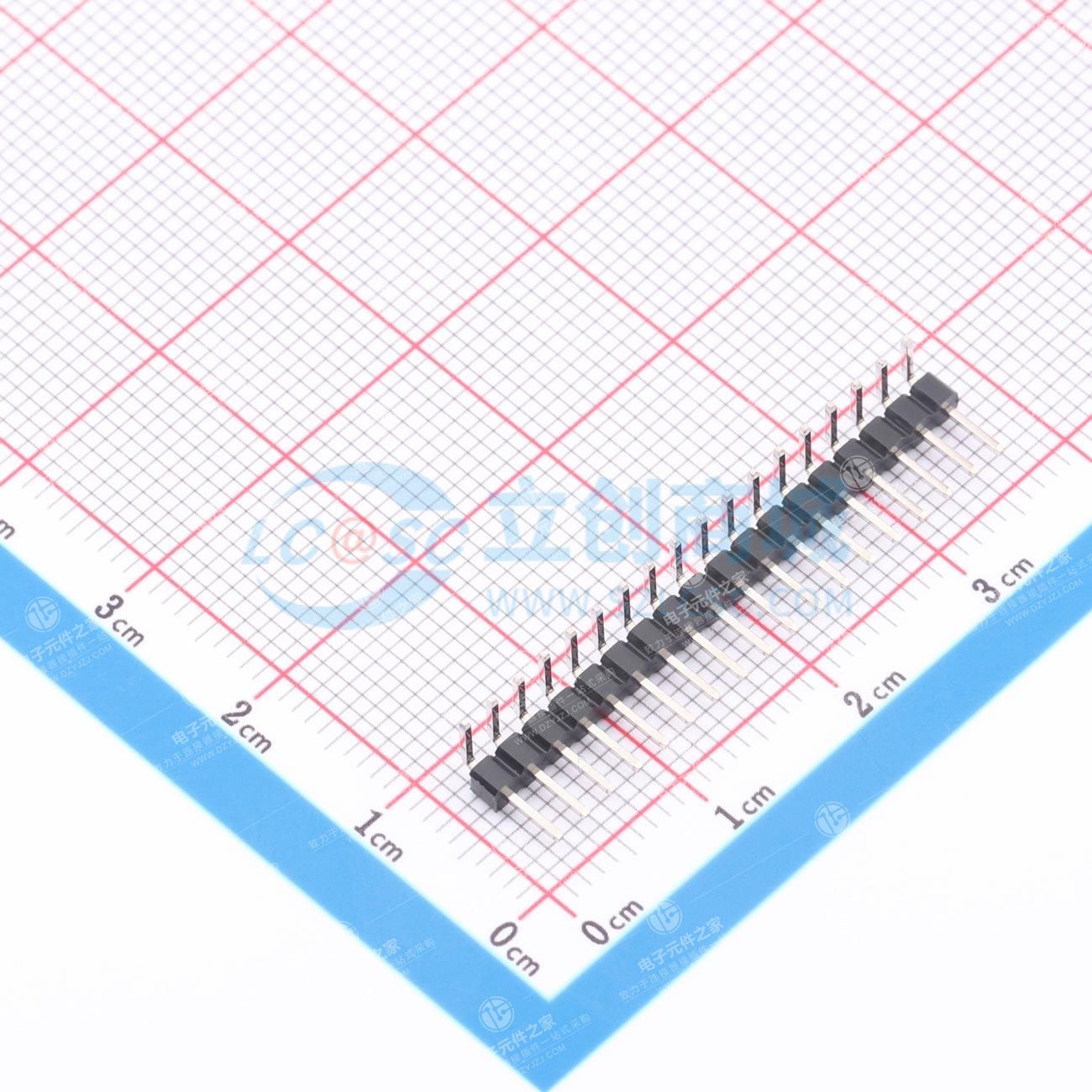 1x18P 间距:2mm 方针 弯插