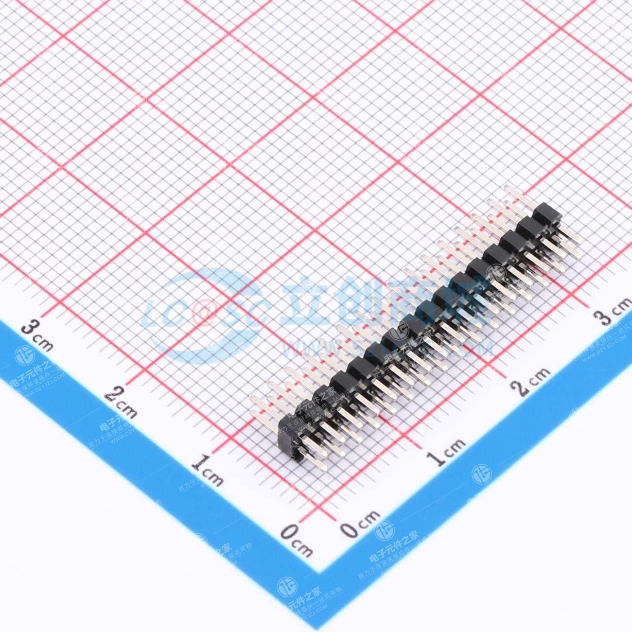 2x16P 间距:2mm 方针 直插