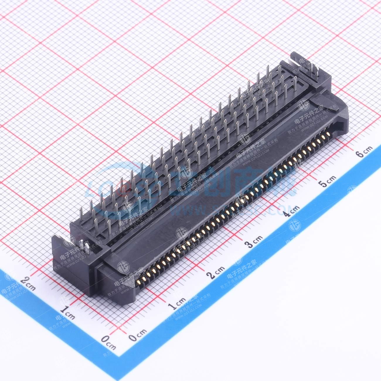PIN:80P 间距:1.27mm 弯插
