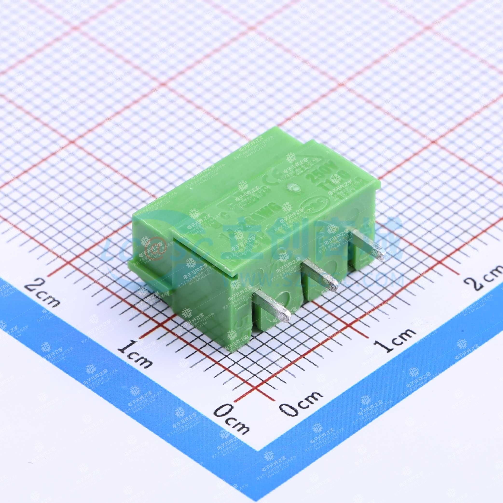 1x3P 5mm 直插 排数:1 每排P数:3
