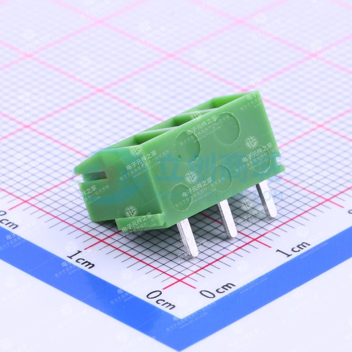 1x3P 5mm 弯插 排数:1 每排P数:3