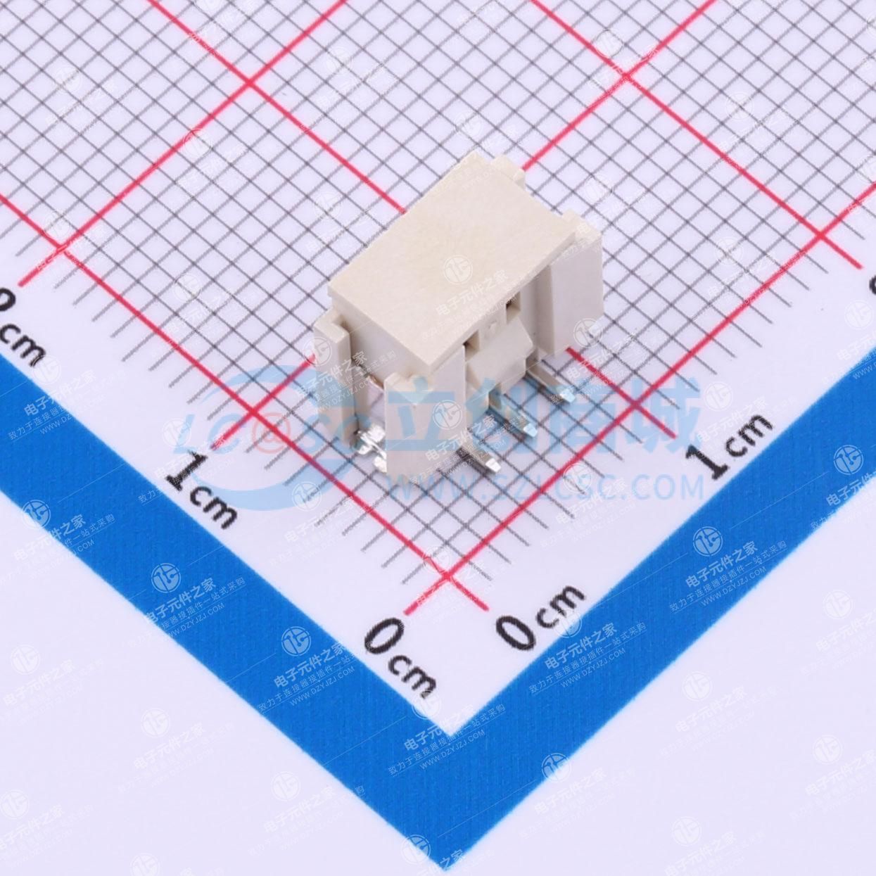 1x3P 2mm 立贴
