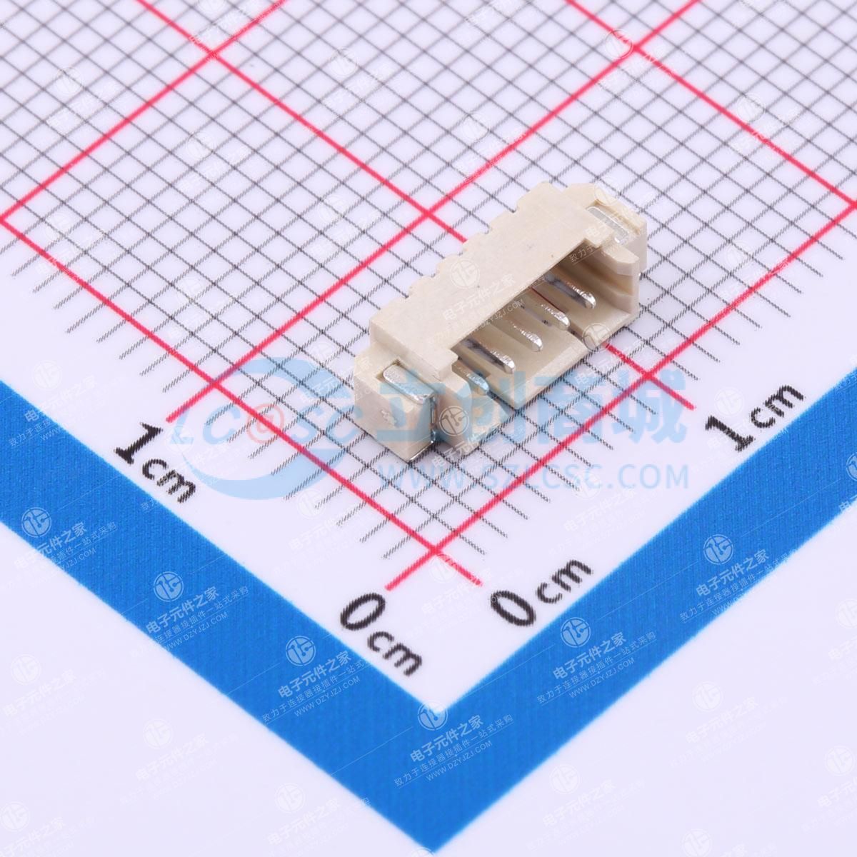 1x5P 1.25mm 卧贴