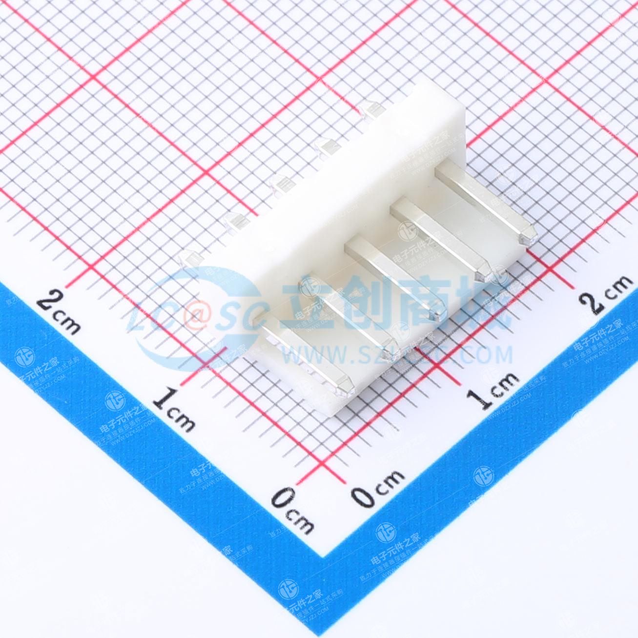 1x5P 3.96mm 直插