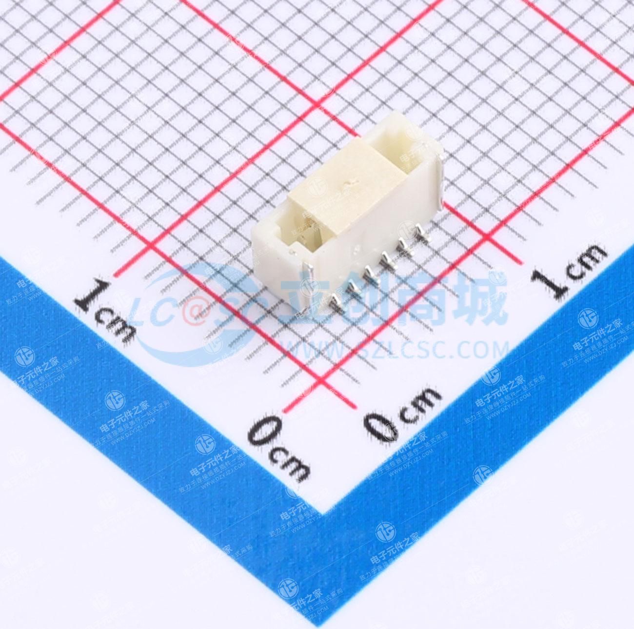1x6P 1mm 立贴