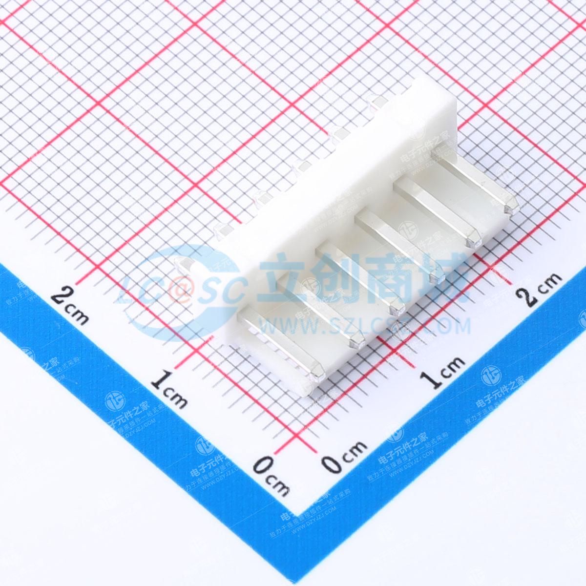 1x6P 3.96mm 直插