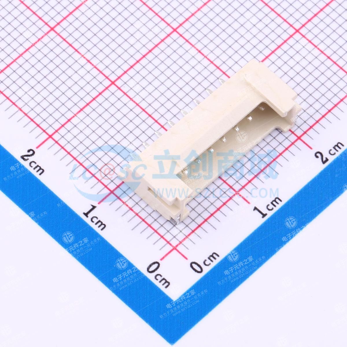 1x8P 2mm 卧贴
