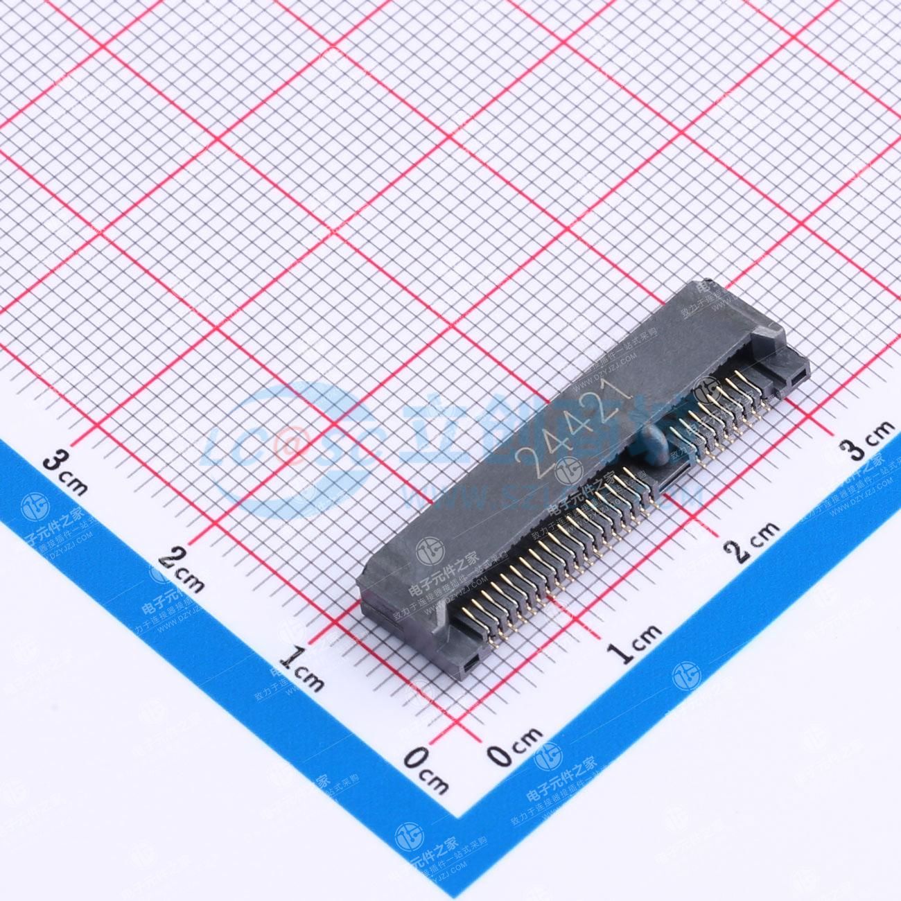 0.8mm间距Mini-PCI Express连接器
