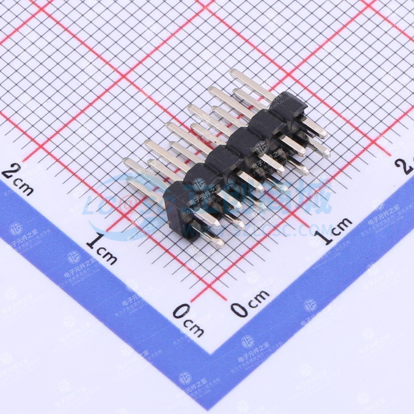 2x6P 间距:2.54mm 方针 直插