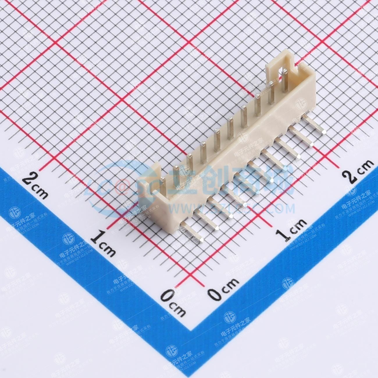1x10P 间距:2mm 弯插 系列:PH