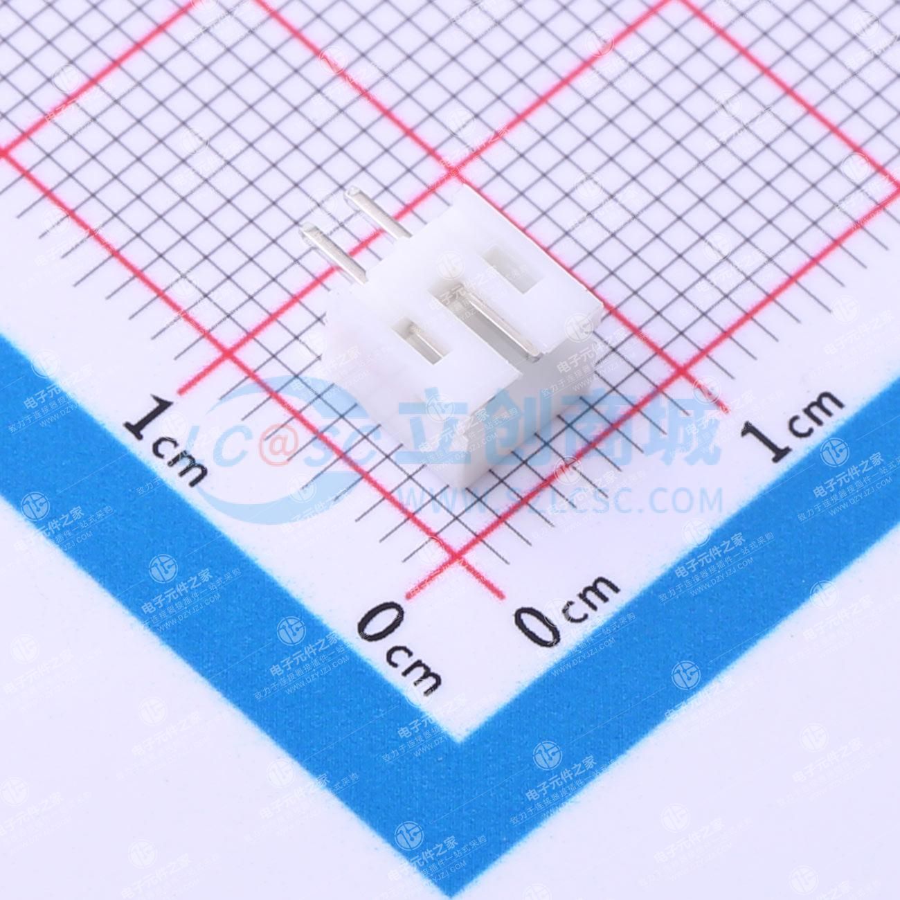 1x2P 间距:2mm 直插 系列:PH