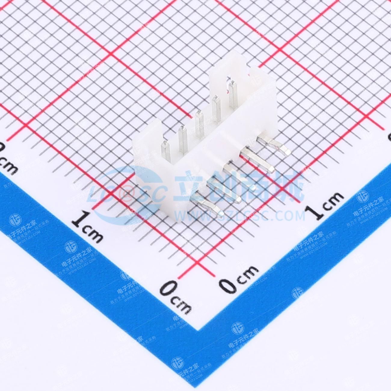 1x5P 间距:2mm 弯插