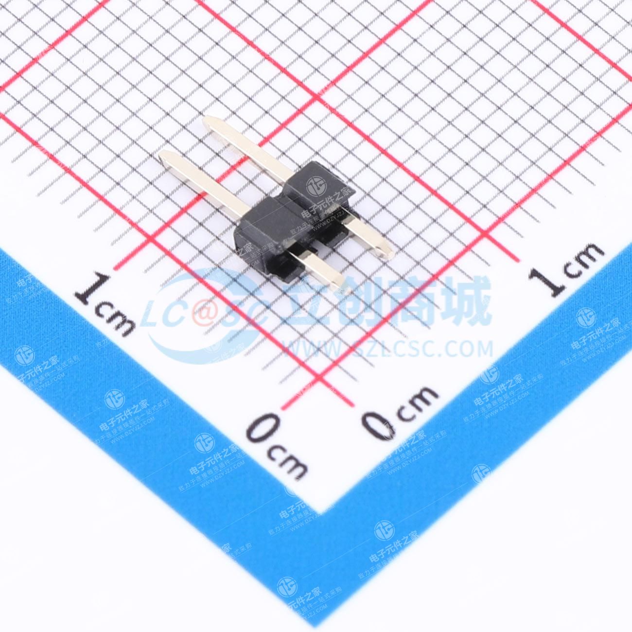1x2P 间距:2.54mm 方针 直插