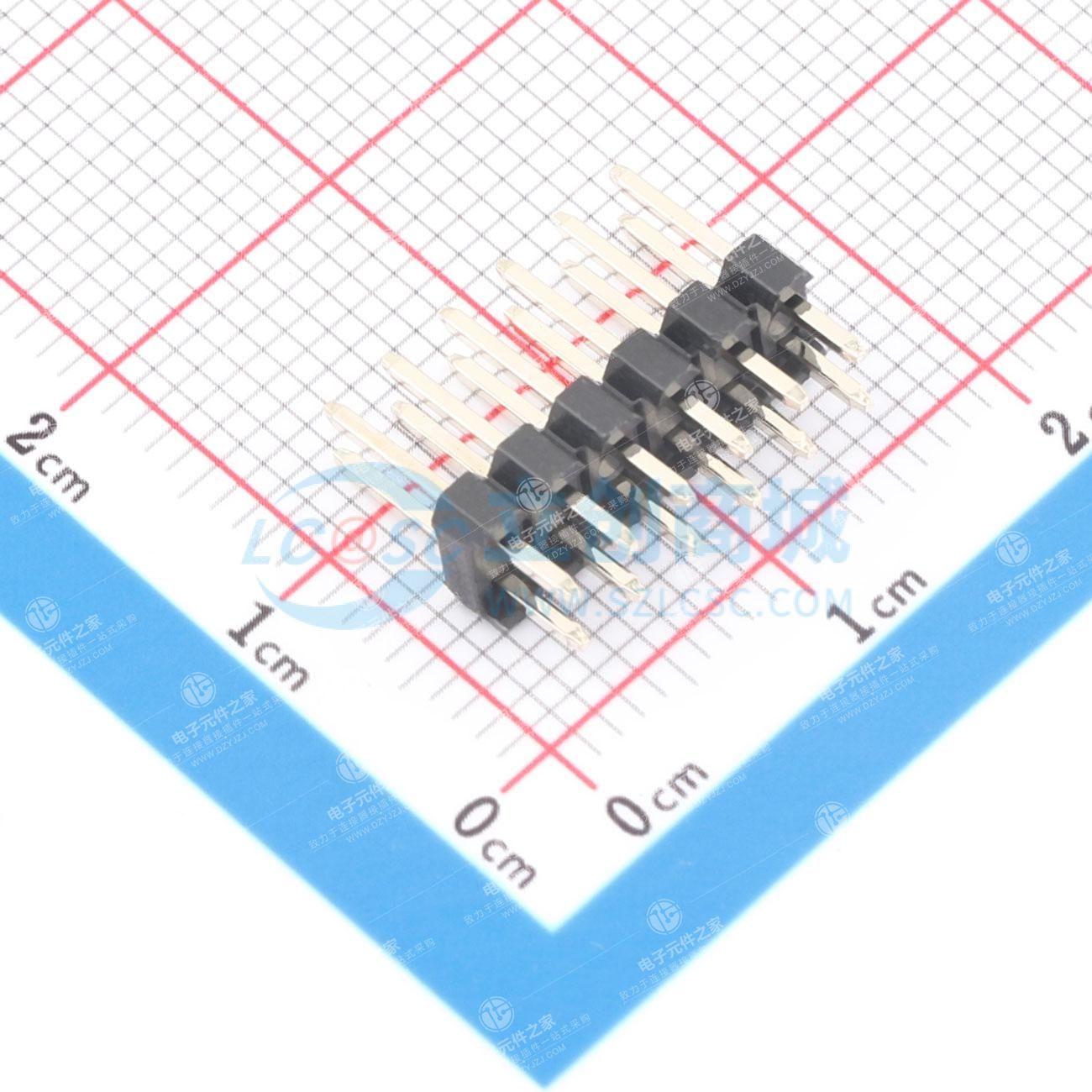 2x6P 间距:2.54mm 方针 直插