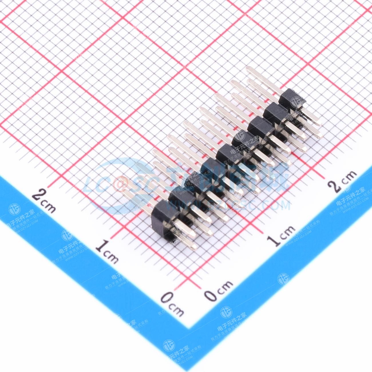 2x9P 间距:2.54mm 方针 直插