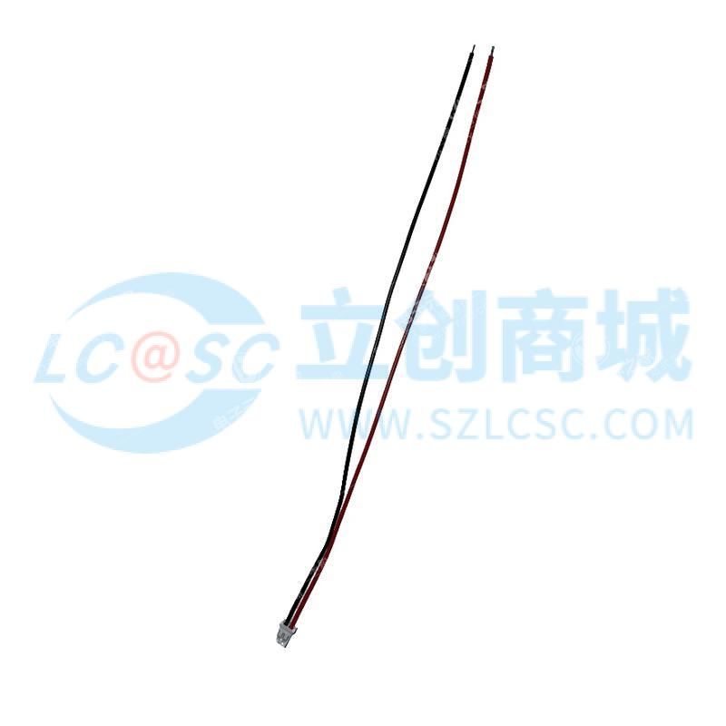 PH2.0mm-2P端子线 单头镀锡3mm 线长200mm 26AWG