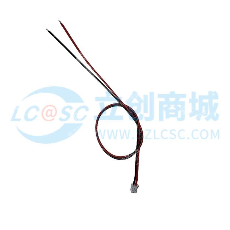 PH2.0mm-2P端子线 单头镀锡3mm 线长300mm 26AWG