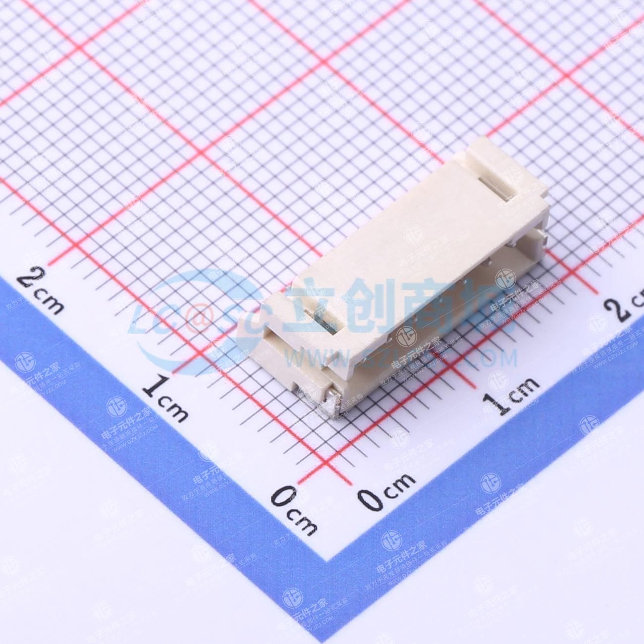 1x7P 间距:2mm 卧贴 系列:PH