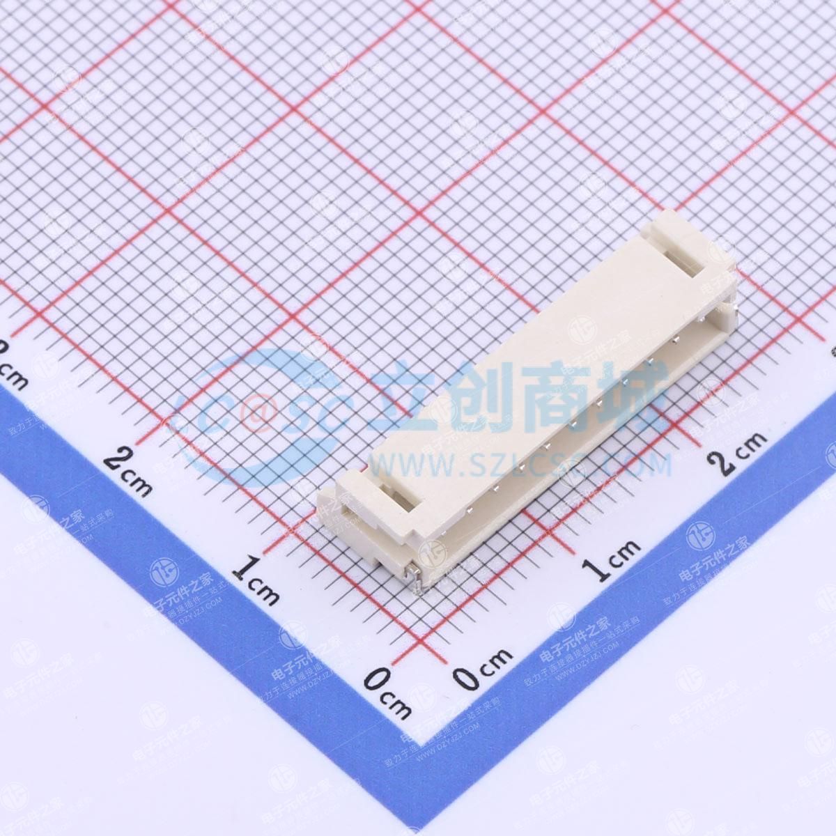 1x11P 间距:2mm 卧贴 系列:PH