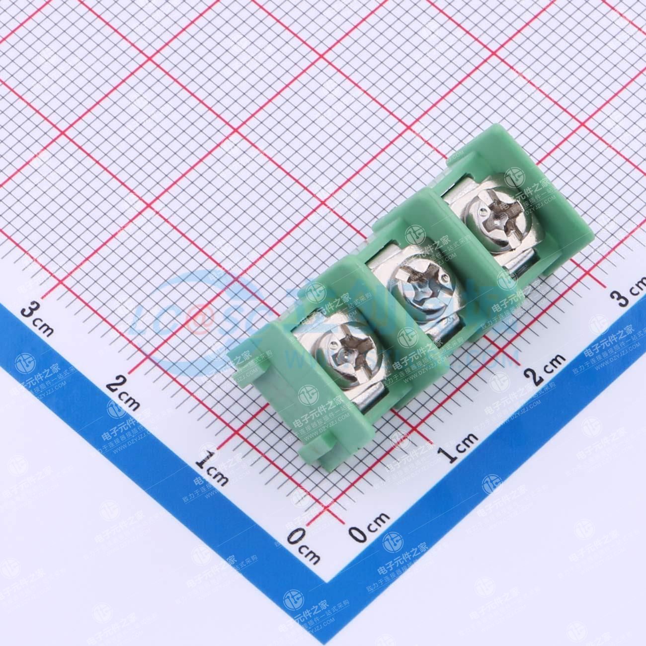 8.5mm 1x3P 直插 边脚 排数:1 每排P数:3