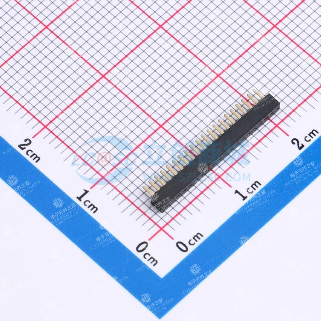 1x20P 间距:1mm 直插