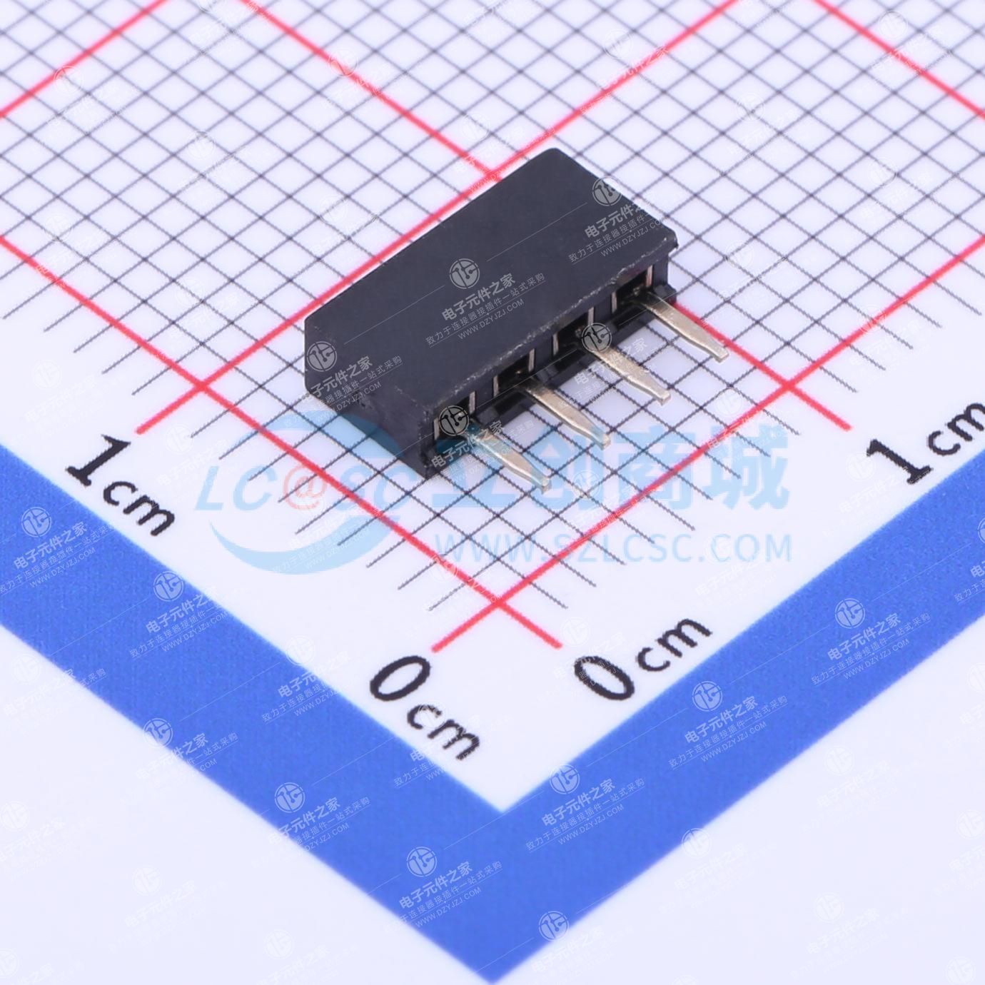 间距:2mm 1x4P 直插