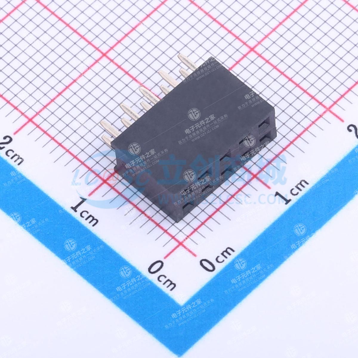 2x5P 间距:2.54mm 直插
