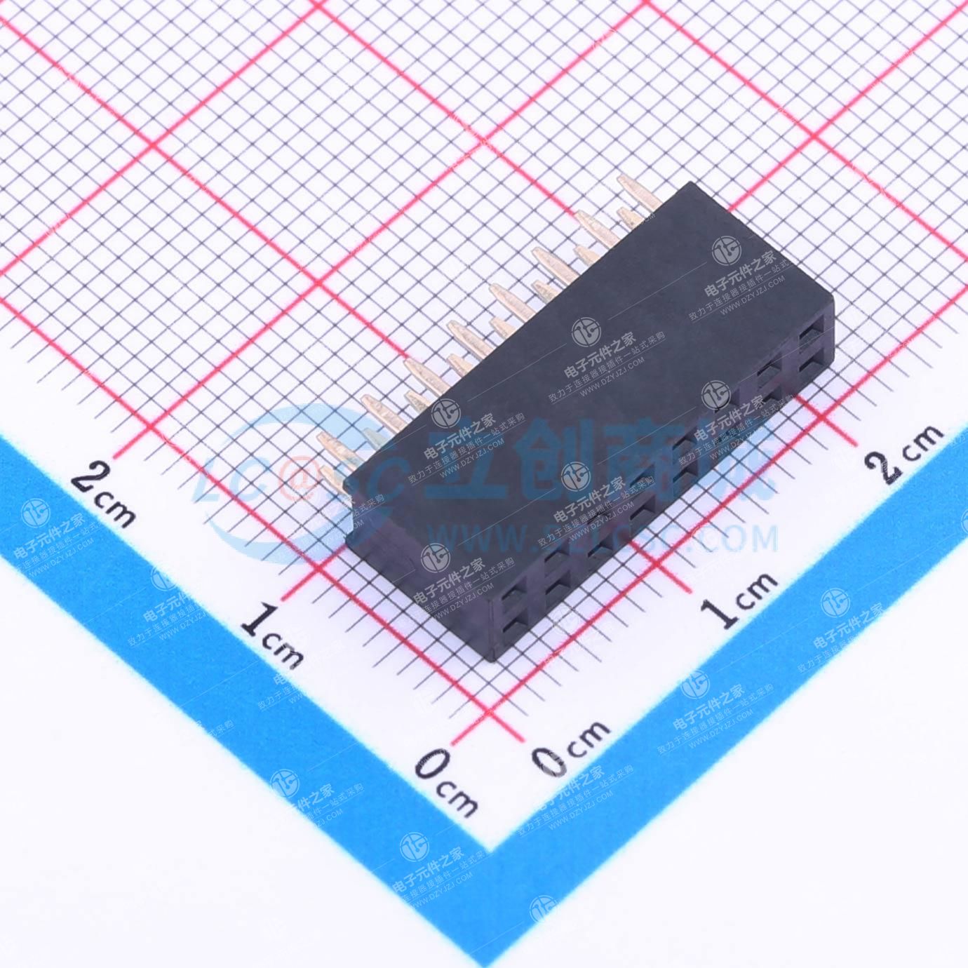 2x8P 间距:2.54mm 直插