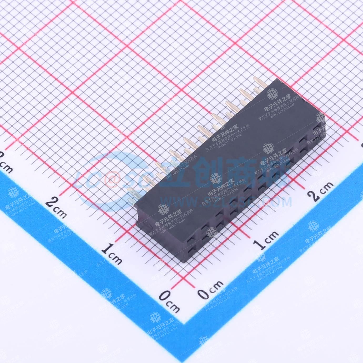 2x10P 间距:2.54mm 直插