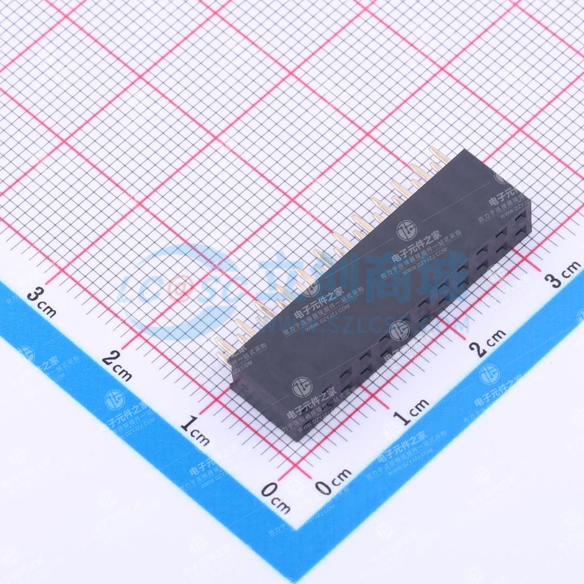 2x12P 间距:2.54mm 直插