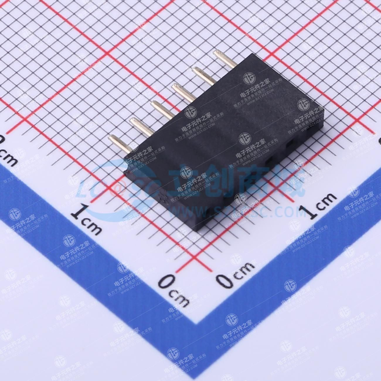 间距:2.54mm 1x6P 直插