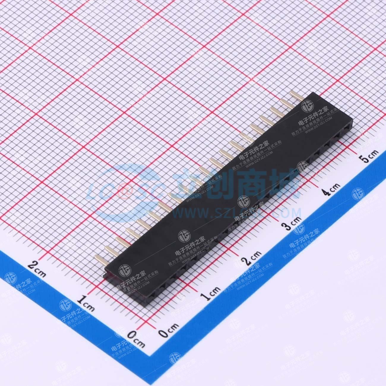 1x20P 间距:2.54mm 直插