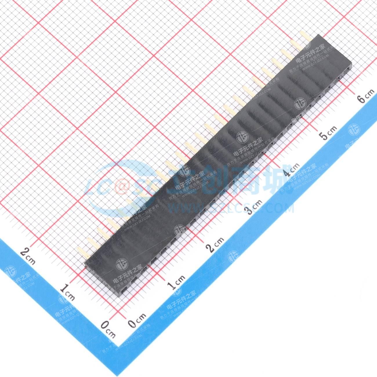 1x24P 间距:2.54mm 直插