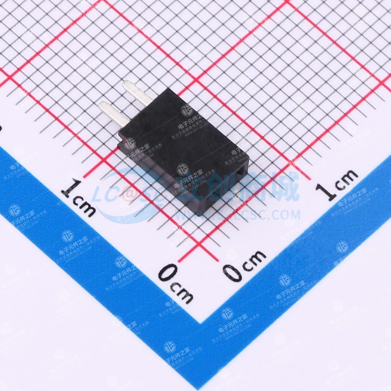 1x2P 间距:2.54mm 直插