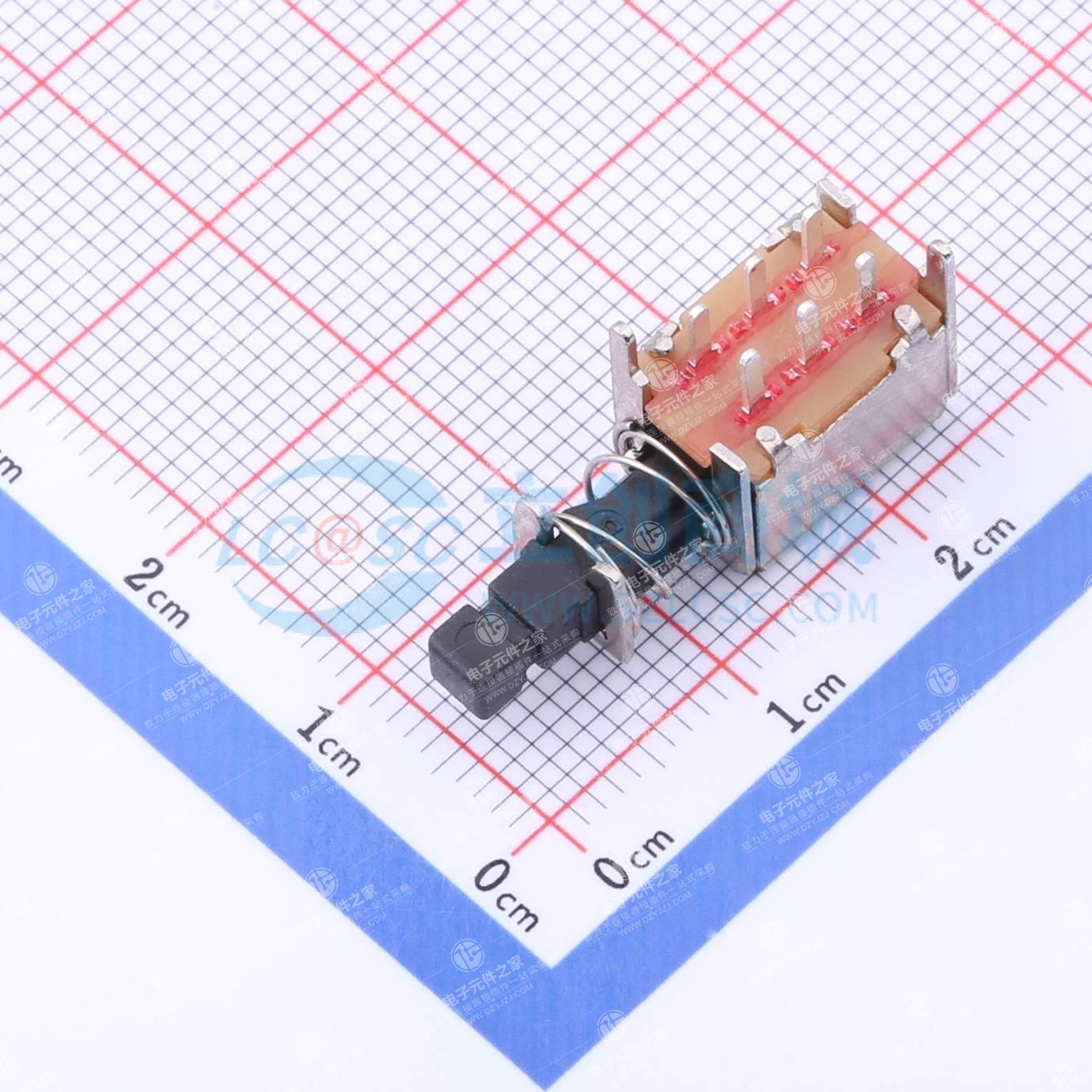 自锁直键开关