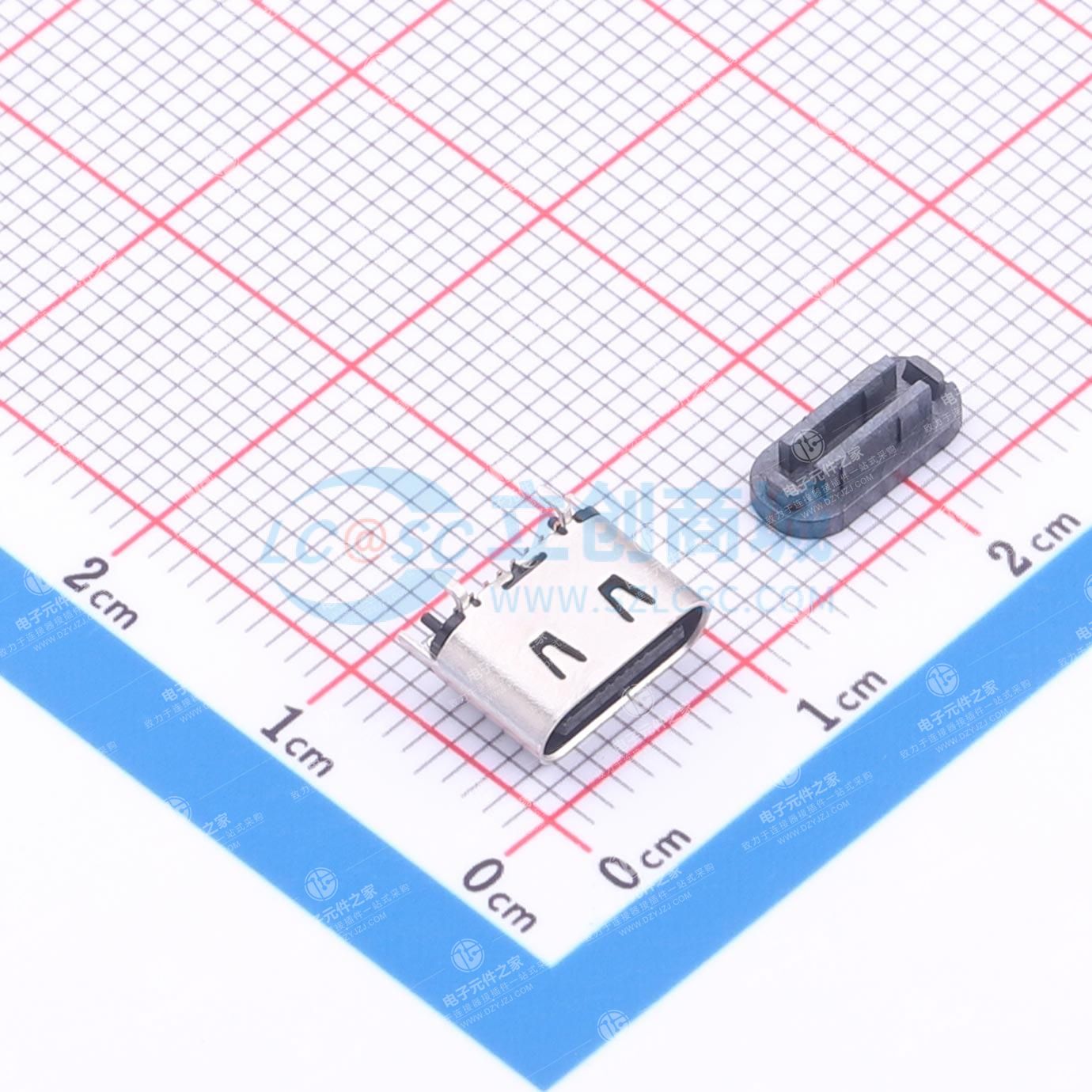 Type-C 母 立贴