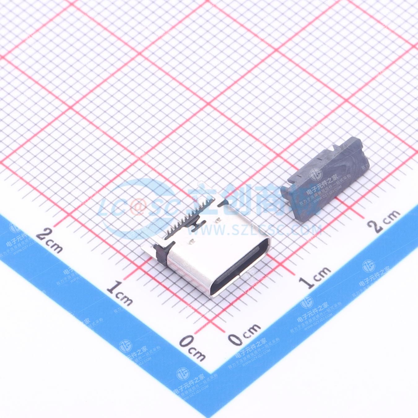Type-C 母 立贴