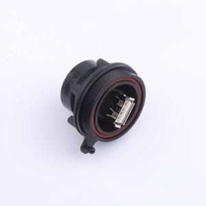 圆形数据连接器/标准海盗 USB 2.0 密封 A 型插座到标准 B 型插座