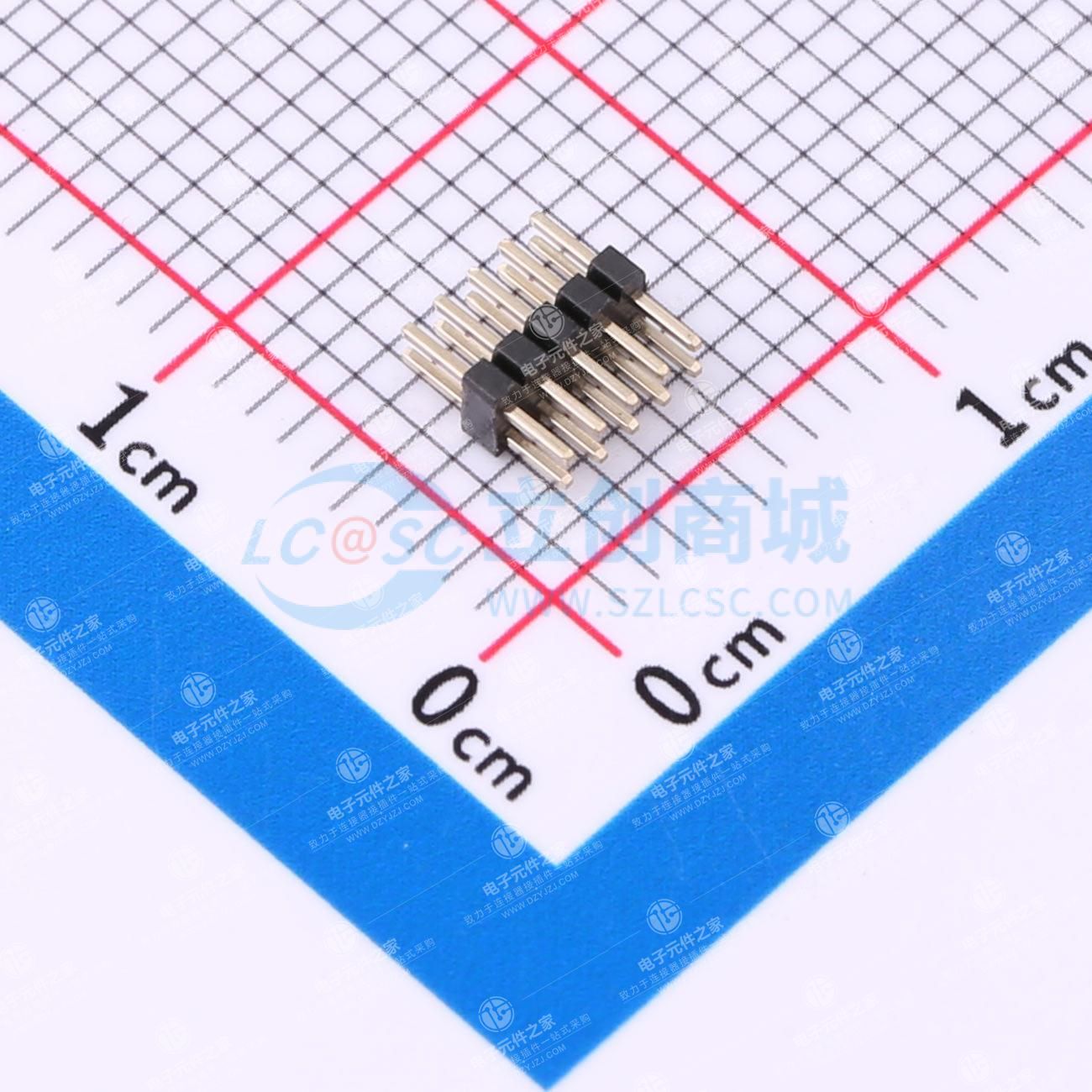 2x5P 间距:1mm 方针 直插