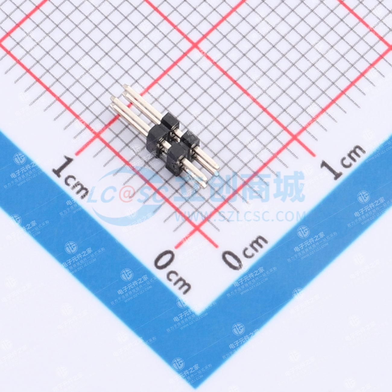 2x2P 间距:1.27mm 方针 直插