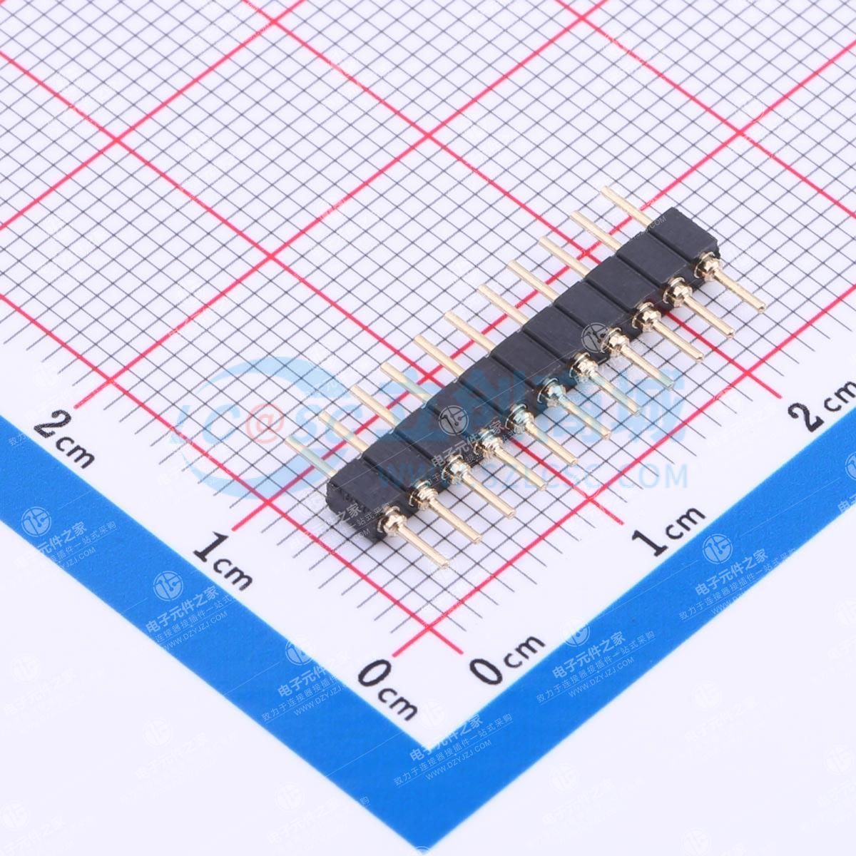 1x11P 间距:2mm 圆针 直插