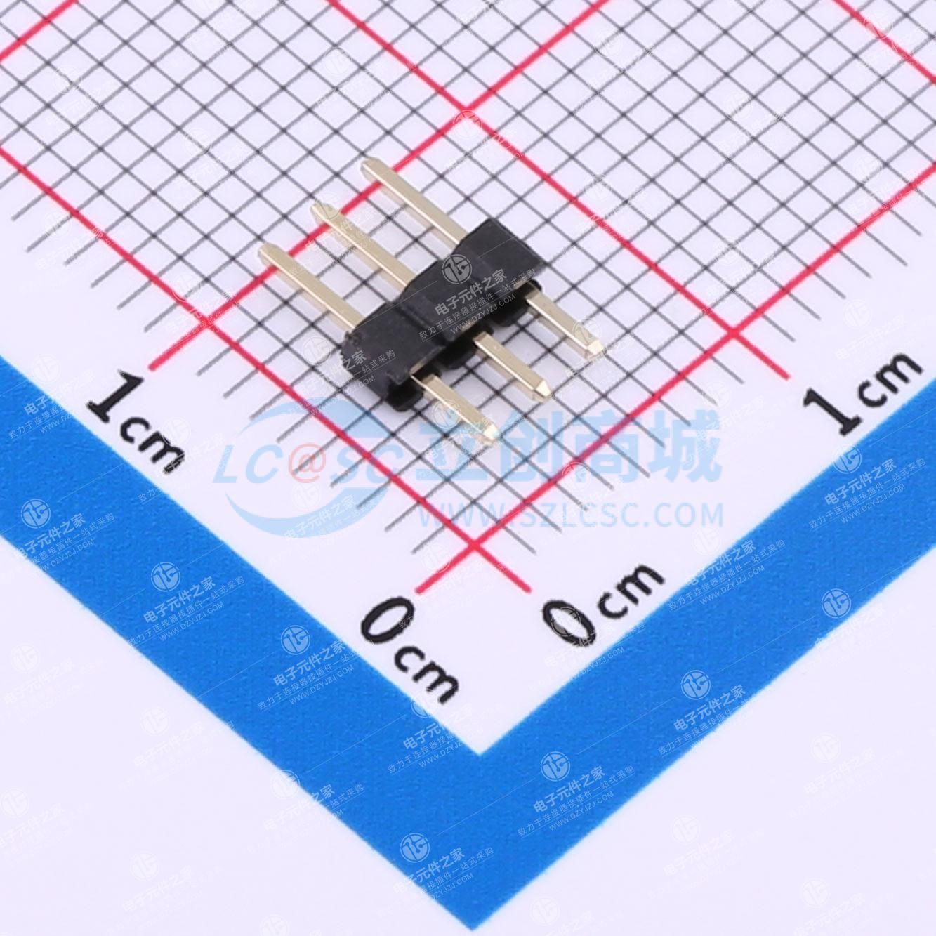 1x3P 间距:2mm 方针 直插
