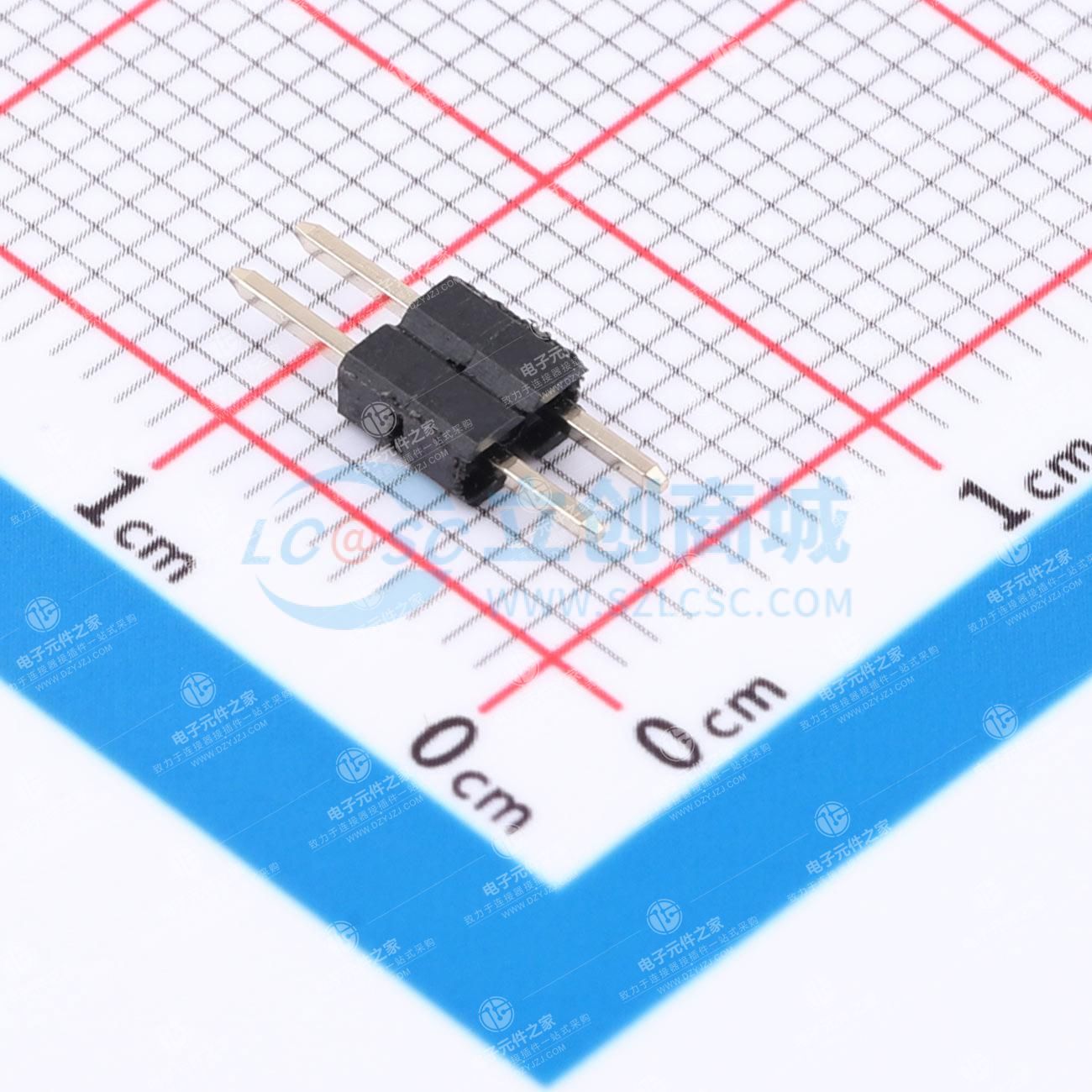 1x2P 间距:2mm 方针 直插