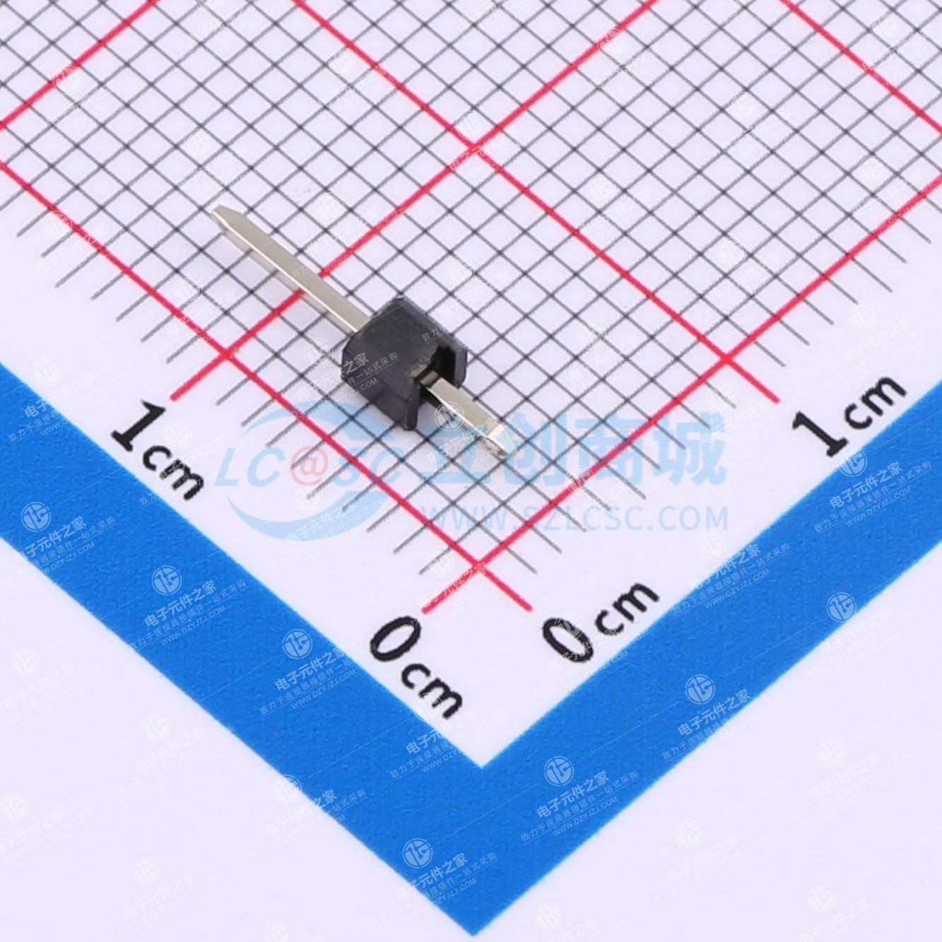 1x1P 间距:2.54mm 方针 直插