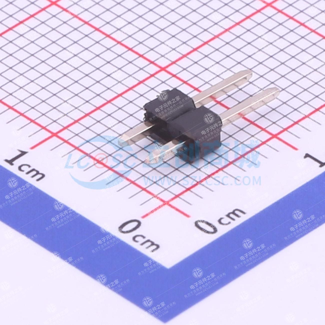 1x2P 间距:2.54mm 方针 直插