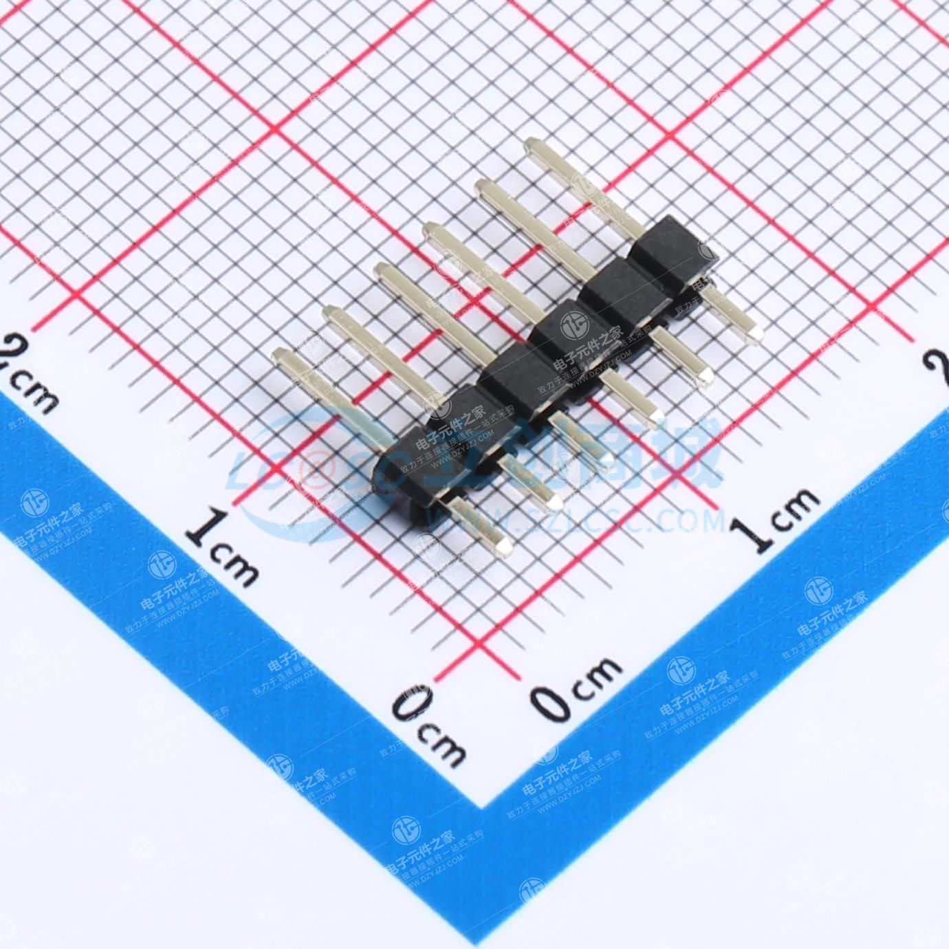 1x6P 间距:2.54mm 方针 直插
