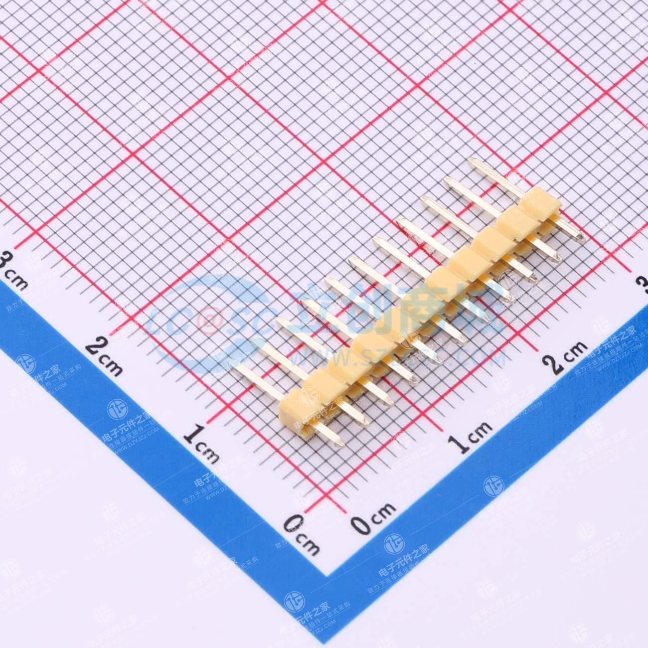 1x11P 间距:2.54mm 方针 直插