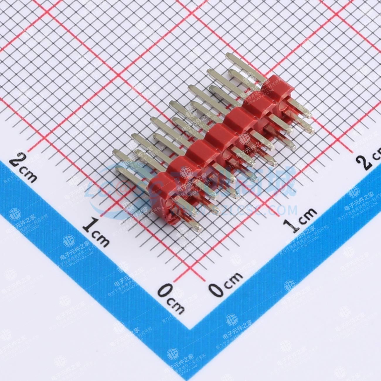 2x7P 间距:2.54mm 方针 直插