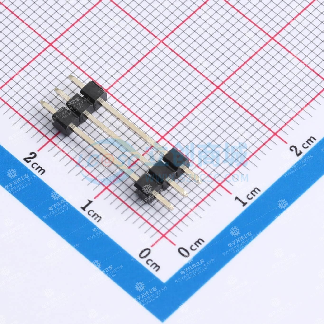 1x3P 间距:2.54mm 方针 直插